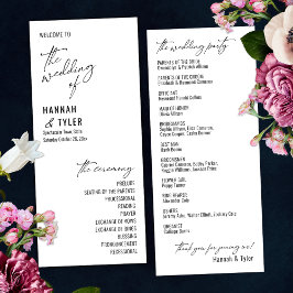 Elegante, einfache, zeitgenössische Typografie Programm