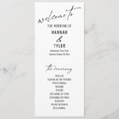 Elegante einfache zeitgenössische Typografie Schwa Programm (Vorderseite)