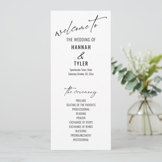 Elegante einfache zeitgenössische Typografie Schwa Programm (Stehend Vorderseite)