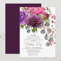 Elegante einfarbige Hochzeit der Wasserfarben