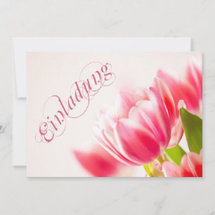 Elegante Einkarte für besondere Gäste Save The Date