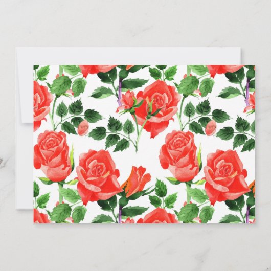 Elegante Einladung (Rückseite)