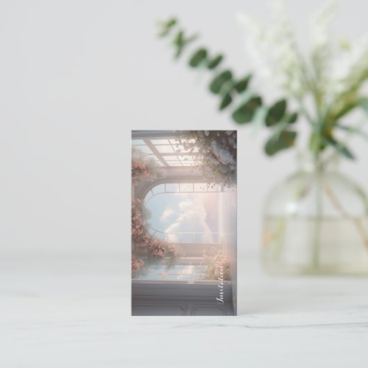 Elegante Einladung (Stehend Vorderseite)