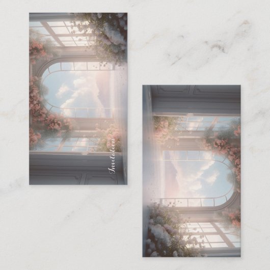 Elegante Einladung (Vorne/Hinten)