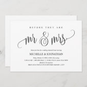 Elegante Einladung (Vorne/Hinten)