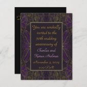 Elegante Einladung (Vorne/Hinten)