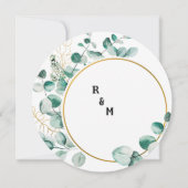 Elegante Einladung (Rückseite)