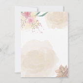 Elegante Einladung (Rückseite)