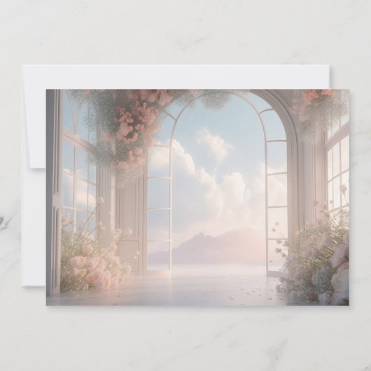 Elegante Einladung (Rückseite)