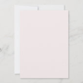 Elegante Einladung (Rückseite)