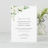 Elegante Einladung (Stehend Vorderseite)