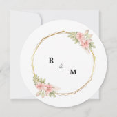 Elegante Einladung (Rückseite)