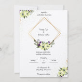 Elegante Einladung (Vorderseite)