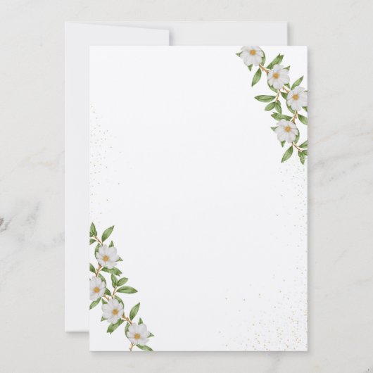 Elegante Einladung (Rückseite)