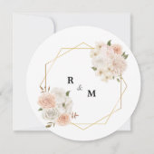 Elegante Einladung (Rückseite)