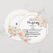 Elegante Einladung (Vorne/Hinten)