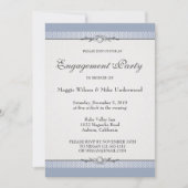 Elegante Einladung an den Grenzen (Vorderseite)