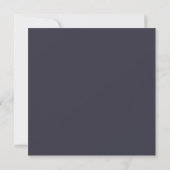 Elegante Einladung 'Anmut in Stille' (Rückseite)