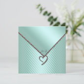 ELEGANTE EINLADUNG VON GRÜNEN FLÜCHTLINGEN (Stehend Vorderseite)