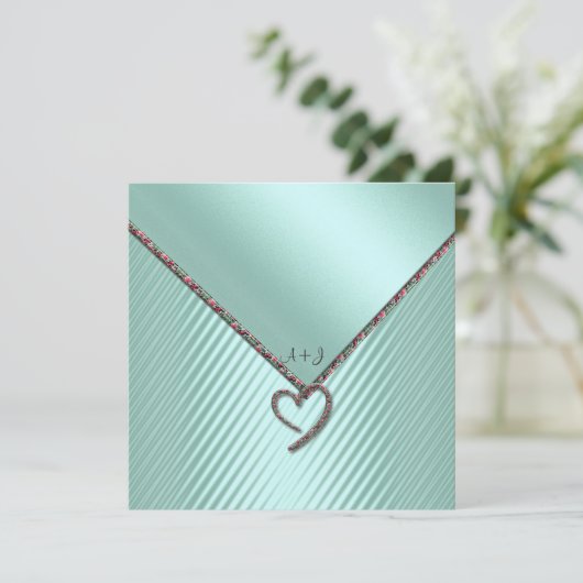 ELEGANTE EINLADUNG VON GRÜNEN FLÜCHTLINGEN (Stehend Vorderseite)