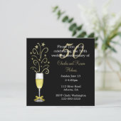 Elegante Einladung zum 50. Hochzeitstag (Stehend Vorderseite)