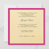 Elegante Einladung zum 50-jährigen Jubiläum (Rückseite)