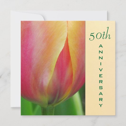 Elegante Einladung zum 50-jährigen Jubiläum (Vorderseite)