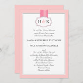 Elegante Einladung zum Hochzeitsfeiern (Vorne/Hinten)