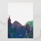 Elegante Einladung zum Hochzeitsfeiern (Rückseite)