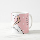 Elegante Einladung zum Hochzeitskleid Kaffeetasse (VorderseiteRechts)