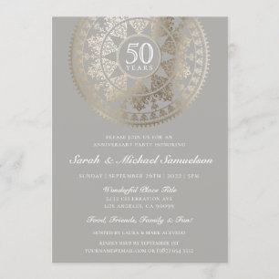 Elegante Einladung zum Hochzeitstag