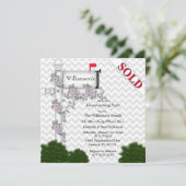 Elegante Einladung zum Housewarming (Stehend Vorderseite)