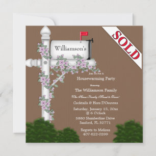 Elegante Einladung zum Housewarming