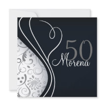 Elegante Einladung zum Schwarzen Quadrat