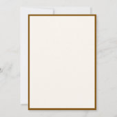 Elegante Einladung zur Abschlussfeier (Rückseite)