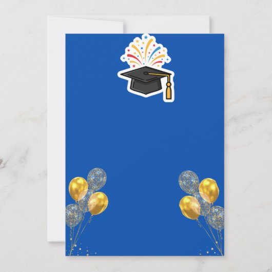 Elegante Einladung zur Abschlussfeier (Vorderseite)