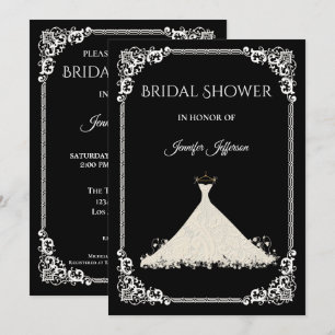 Elegante Einladung zur Brautparty