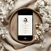 Elegante Einladung zur Einweihung - handgezeichnet