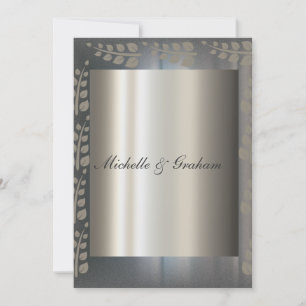 Elegante Einladung zur Hochzeit