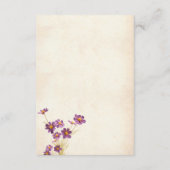 Elegante Einladung zur Hochzeit (Rückseite)