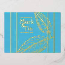 Elegante Einladung zur Hochzeit