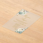 Elegante Einladung zur Hochzeit auf Spanisch (Ablage )