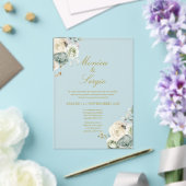 Elegante Einladung zur Hochzeit auf Spanisch (In Situ (Hochzeit))
