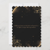 Elegante Einladung zur Hochzeit - Classic & Timele (Rückseite)