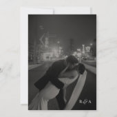 Elegante Einladung zur Hochzeit mit Eukalyptus Des (Rückseite)