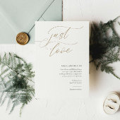 Elegante Einladung zur Hochzeit mit kalligrafische