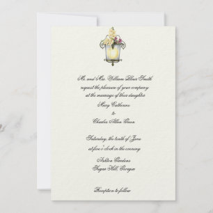 Elegante Einladung zur Hochzeit oder formelle Ange