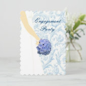 Elegante Einladung zur Hochzeitsfeier (Stehend Vorderseite)