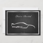 Elegante Einladung zur Skyline (Vorderseite)