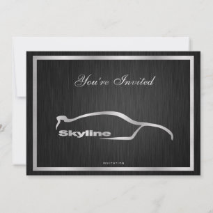Elegante Einladung zur Skyline